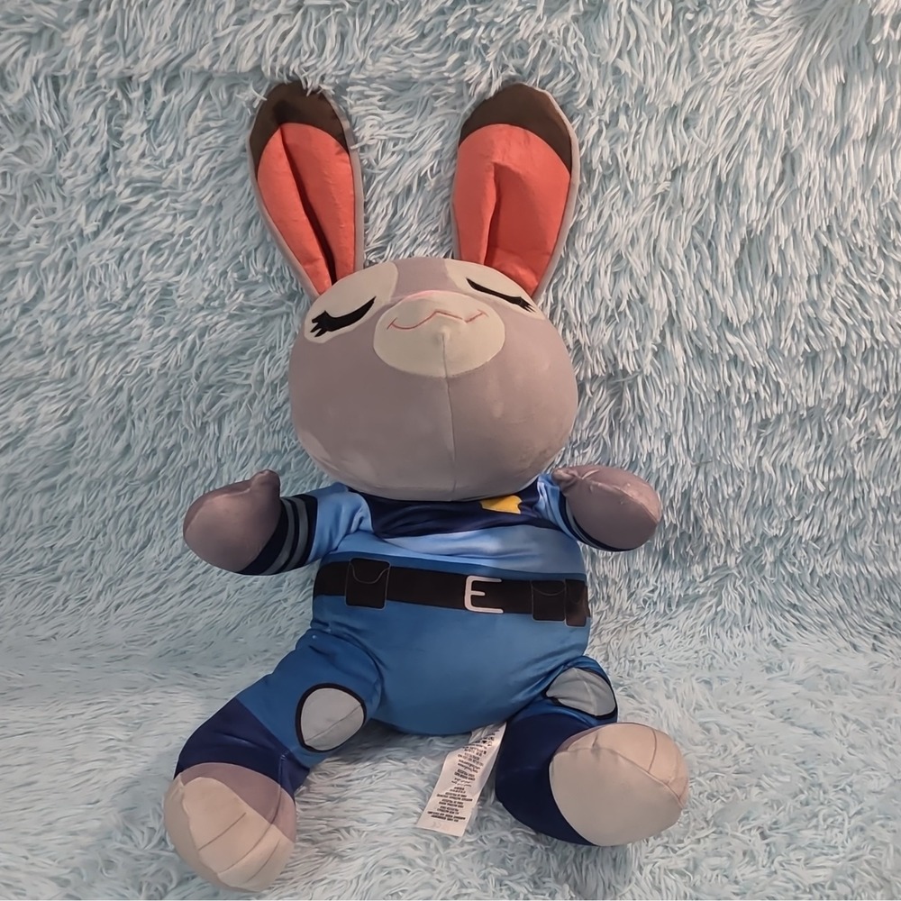 Disney Zootopia Officer Judy Hopps Large Plush 18-24" Police Bunny Stuffed Toy